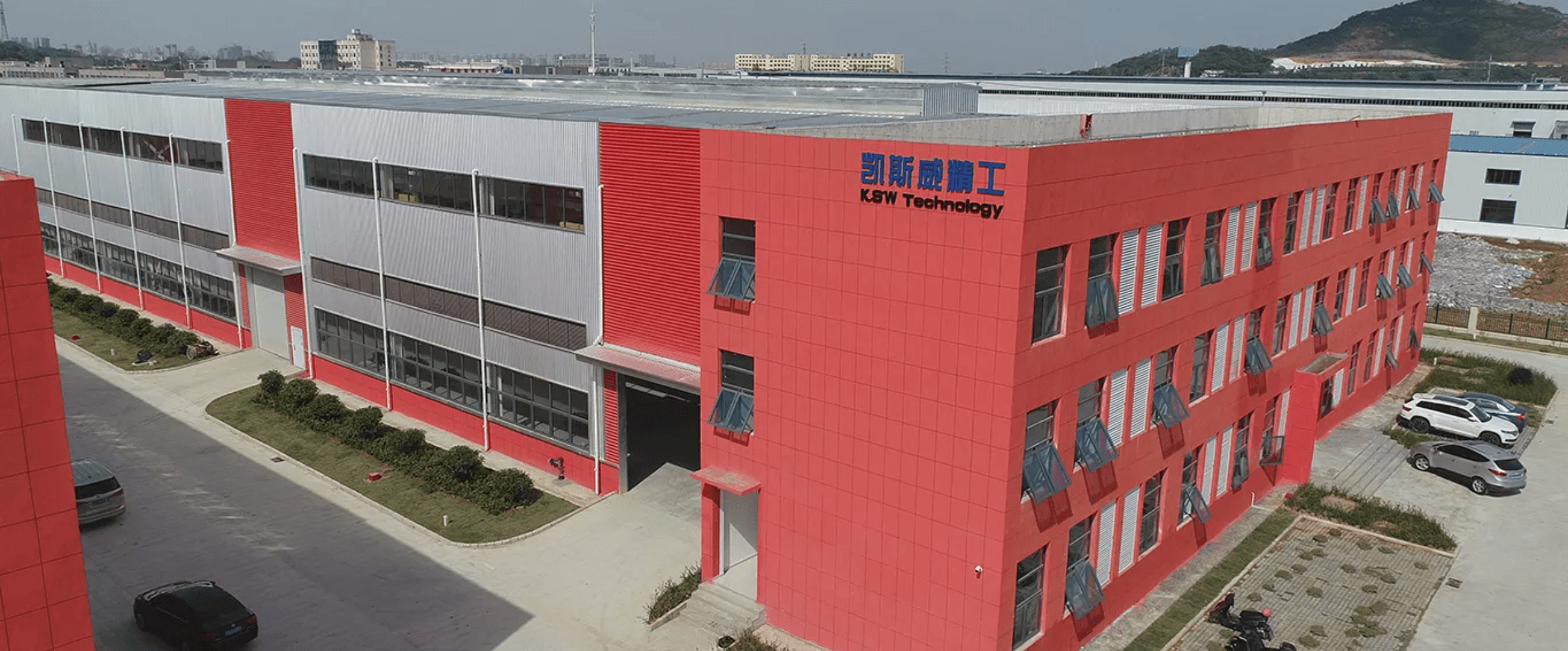 KSW production facility aerial view